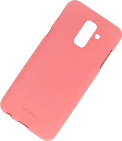 Kapak telefoni Mercury Soft A600 për Samsung Galaxy A6 2018, TPU, rozë pastel