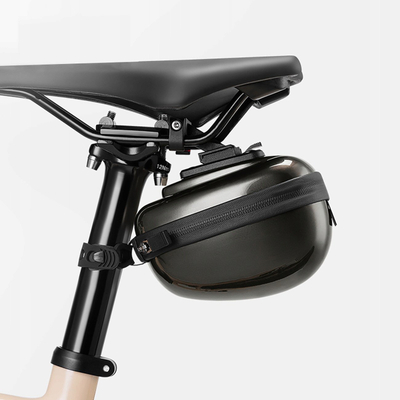 Торба за седиште на велосипед Rockbros Saddle Bag Rigid, 0.4L, цврста лушпа, црна