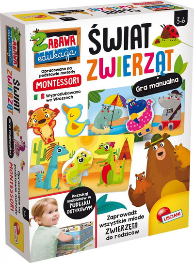 Lisciani Montessori Animal World 3+ Lisciani