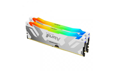 Memorie RAM Kingston FURY Renegade RGB, 32GB DDR5 6000MT/s CL32, kit 2x16GB, e bardhë