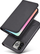 Kapak magnetik book case për iPhone 14 Plus, me mbajtëse kartash, i zi