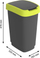 Kosh plerash Rotho Swing Bin TWIST, 25L, plastik, gri me jeshile