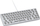Tastierë mekanike Glorious GMMK 2 65%, barebone ANSI, hot swap, e bardhë