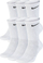 Çorape Nike Everyday Cushion Crew SX7666-100, set 6 palë, Dri FIT, të bardha