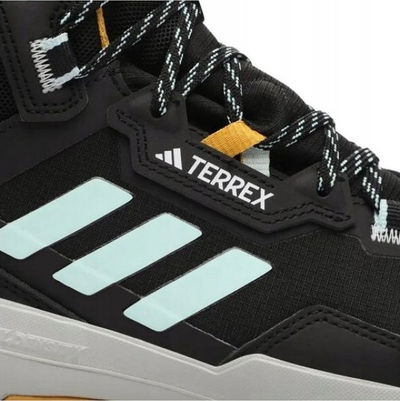 Këpucë mali Adidas Terrex AX4 Mid GTX, që s’i fut uji, me taban Continental, të zeza
