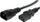 Kabllo rryme VALUE, IEC320 C14 në C13, 3m, e zezë