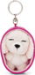 Varëse çelësash NICI Sleeping Pets qeni Poodle, pelush 8cm, i bardhë