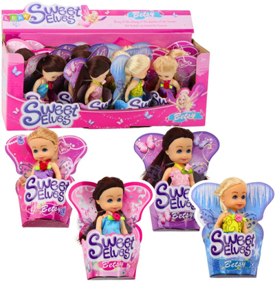 Kukull LEAN Toys Sweet Elves Betsy, 11.5cm, për fëmijë
