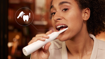 Furçë dhëmbësh elektrike Philips Sonicare 5300 HX7108/01, sonike, e bardhë