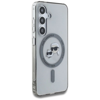 Futrollë Karl Lagerfeld MagSafe për Samsung Galaxy S25, polikarbon edhe TPU, transparente
