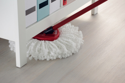 Refill për mop Vileda Turbo 2in1, koka zëvendësuese, për dysheme të forta, e bardhë