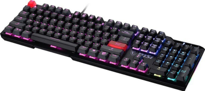 Tastierë MSI Vigor GK41 Dusk Kailh Red, me kabllo, e zezë/kuqe