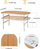 Tavolinë kampingu King Camp Bamboo, 120 x 80 cm, e palosshme, kafe
