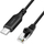 Kabëll rrjeti LogiLink CU0412, USB-C në RJ45, Cat6, 2 m, i zi
