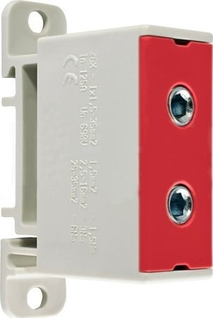 Klemë shine Incobex ZGX-1x35 ENE-10407, 1-polare, 35mm², e kuqe