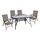 Set Tavolinë + 4 karrige palosëse HM10558.02, kaftë