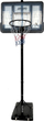 Set basketbolli Tajfun Adjustable, lartësi 1.35-3.05m, panel transparent, i zi