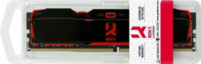 Memorie RAM GoodRam IRDM X, DDR4, 8 GB, 3200MHz, CL16 (IR-X3200D464L16SA / 8G)