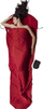 Çarçaf i brendshëm për thes gjumi Cocoon Premium MummyLiner Microfiber, formë mumje, mikrofibër, i kuq cranberry