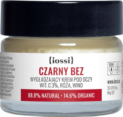 Krem sysh Iossi Black Elder, me vitaminë C, 15ml