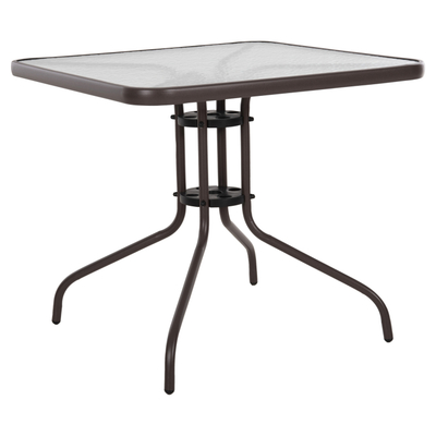 Tavolinë katrore jashtë Figo 80×80×71 Hcm (HM5972.02), kaftë