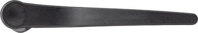 Kapëse flokësh Activeshop E-32, set me 6 copë, 11.5 cm, të zeza