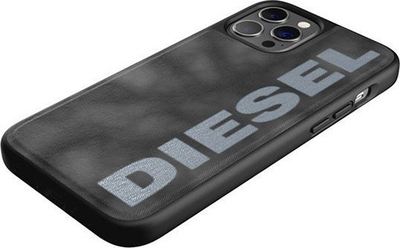 Mbrojtëse telefoni Diesel Moulded Case Bleached Denim, për iPhone 12 12 Pro, bojëqielli e zverdhur
