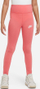 Legginsa për goca Nike Sportswear Favorites, bel i lartë, elastike, rozë