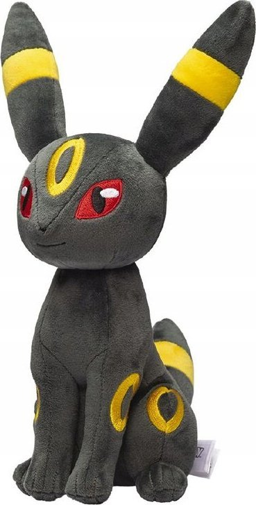 Lodër pelushi Pokemon Umbreon, 20 cm, origjinale, e zezë