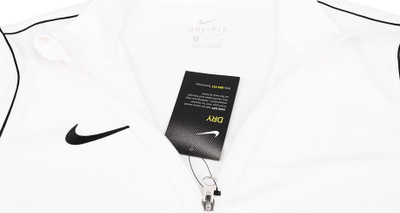 Bluzë sportive Nike Dri-FIT Park 20 Track për burra FJ3022 100, Dri-FIT, me zinxhir, e bardhë