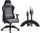 Karrige gaming SENSE7 Spellcaster FUKU XL, pëlhurë, komplet me kabllo USB, gri e zezë