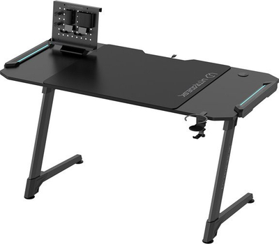 Tavolinë gaming Ultradesk Space XXL, 154 cm, me LED, e zezë