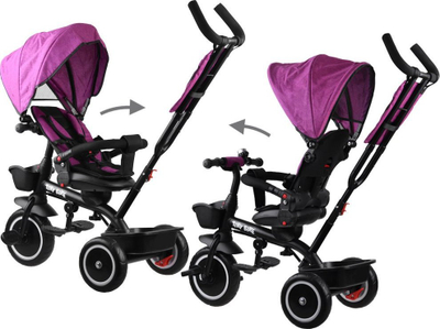 Tricikël për fëmijë Tiny Bike SP0650, 3 në 1, me tendë