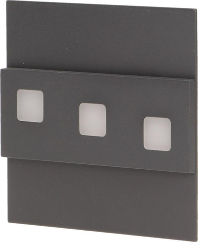 Ndriçues shkalle LED Orno Lepus, 1.2 W, i hirtë