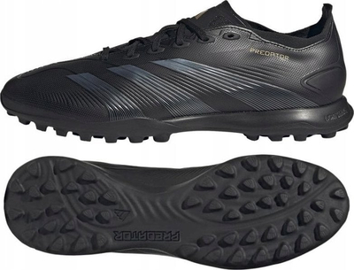 Këpucë futbolli Adidas Predator League TF IF6377, për bar sintetik, për burra, të zeza