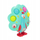 Lodër shqisore BAM BAM Sensory Paw, 20x25x6 cm, shumëngjyrëshe