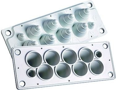Kapak anësor me membranë Simet MC 10-30, 216 x 84 mm, IP65, gri RAL7035