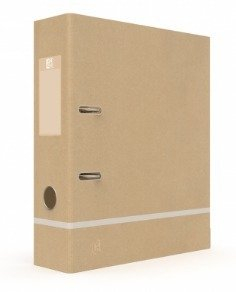 Картонска фасцикла за архивирање Оксфорд Туарег со лост, А4, 'рбет 80mm, природен крафт