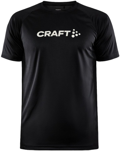 Bluzë sportive Craft Core Unify Logo Tee, poliestër, e zezë