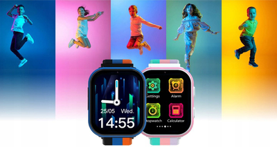 Паметен часовник за деца Kiano Joy 4G, 1.85", GPS, повеќебоен