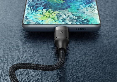 Kabllo USB-C VEGER CC02, 1.5 m, për karikim edhe data, e bardhë