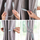 Klip perdeje dekorativ Amelia Home Brampton, set 2 copë, magnetik, ngjyrë mint