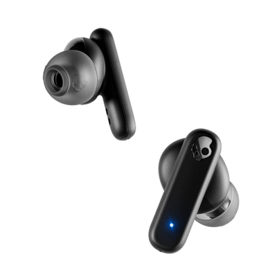 Слушалки Skullcandy Smokin' Buds, вистински безжични, Bluetooth, со изолирање на бучава, црни