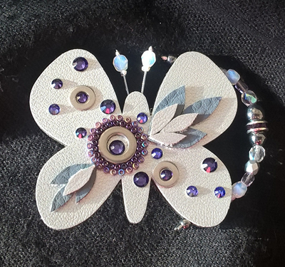 Brosh Petra Švarcová Butterfly, e argjendët