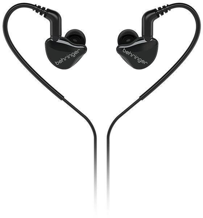 Kufje in ear Behringer MO240-CK PRO, dy drejtime, profesionale, të zeza