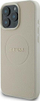 Këllëf telefoni Guess GUHMP16LPGHSMME për iPhone 16 Pro 6.3", MagSafe, lëkurë eko, bezhë