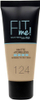 Krem pudër Maybelline Fit Me Matte+Poreless, no.124, 30ml
