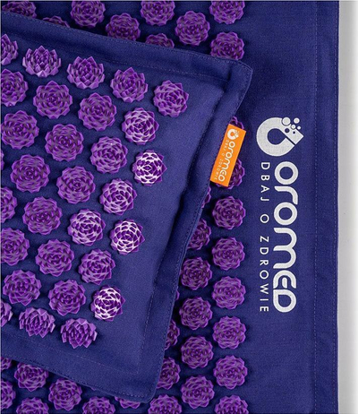 Dyshek akupresure Oromed ORO-HEALTH, set me jastëk, me çantë, vjollcë - 5