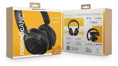 Kufje pa tela Energy Sistem Nomadic ANC, Bluetooth 5.3, ANC, të zeza