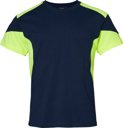 Bluzë pune Top Swede T-SHIRT 210, për dukshmëri të lartë, madhësia XL, e zezë e verdhë